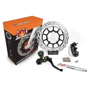 Kit de freno delantero flotante 320mm SUPERMOTO RACING MOTOMASTER Honda CR 125 250 CRF 250 450