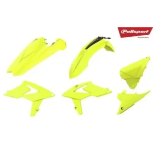 Kit de plástica Polisport BETA RR 2T 4T 2018 Amarillo Fluor