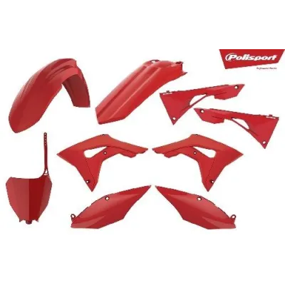 Kit de plástica Polisport HONDA CRF 250R 18-21 CRF 450R 450RX 17-20 Rojo