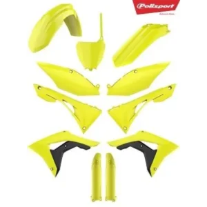 Kit de plástica Polisport HONDA CRF 250R 450R 19-21 Amarillo Flúor
