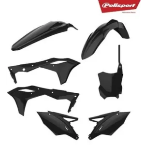 Kit de plástica Polisport KAWASAKI KX 250F 17-20 Negro