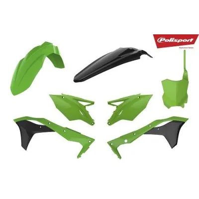 Kit de plástica Polisport KAWASAKI KX 450F 16-18 Verde Negro
