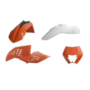 Kit de plástica Polisport KTM EXC EXC-F XC-W XCF-W 08-11 + Portafaros Polisport Color original