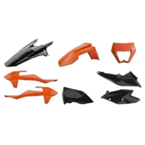 Kit de plástica Polisport KTM EXC EXC-F XC-W XCF-W 17-19 + Portafaros Polisport Naranja Negro
