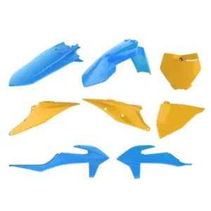 Kit de plástica Polisport KTM SX SX-F 19-21 Vintage Edition Azul Bultaco Amarillo