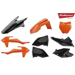 Kit de plástica Polisport KTM SX SX-F XC XC-F 16-18 Naranja Negro