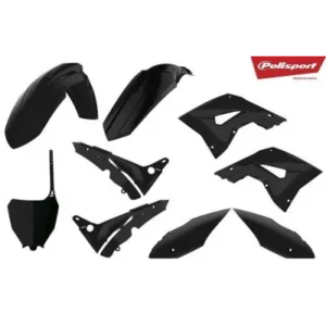 Kit de plástica Polisport RESTYLING HONDA CR 125 250 02-07 a estilo CRF 450 2020 Negro