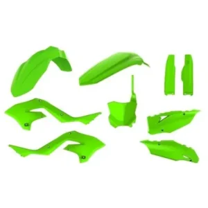 Kit de plástica Polisport RESTYLING KAWASAKI KX 125 250 03-08 Verde Lima estilo KX 450 2022