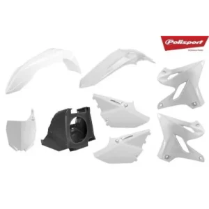 Kit de plástica Polisport RESTYLING YAMAHA YZ 125 250 02-14 estilo 2021 Blanco