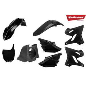 Kit de plástica Polisport RESTYLING YAMAHA YZ 125 250 02-14 estilo 2021 Negro