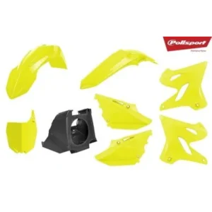 Kit de plástica Polisport RESTYLING YAMAHA YZ 125 250 02-21 estilo 2021 Amarillo Fluor