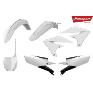 Kit de plástica Polisport YAMAHA YZ 250F 19-23 450F 18-22 Blanco