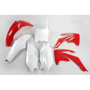 Kit de Plástica UFO OEM Color Rojo / Blanco Honda CRF250R / 450R HOKIT113@999