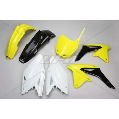 Kit de Plástica UFO OEM Color Yellow / Negro / Blanco Suzuki RM-Z450 SUKIT414@999