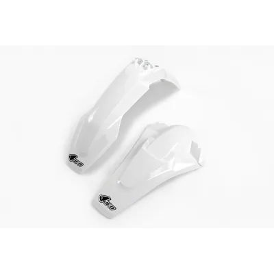 Kit guardabarros delantero & Trasero UFO OEM Color blanco Husqvarna 3032050