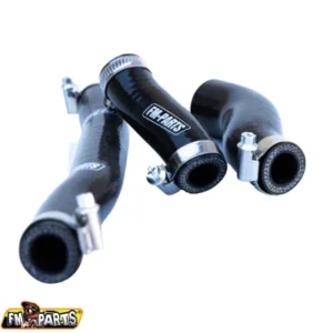 Kit tubos radiador silicona negros FM-PARTS para TPI KTM EXC 18-23 HUSQ TE 18-23 GASGAS EC 20-23