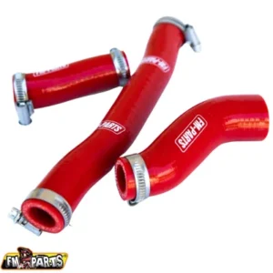 Kit tubos radiador silicona rojos FM-PARTS para TPI KTM EXC 18-23 HUSQ TE 18-23 GASGAS EC 20-23