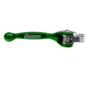 Maneta de freno reversible forjada verde Racepro Kawasaki KXF 13-20 Yamaha YZ YZF 08-20 WRF 250 08-20