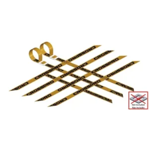 Pack 2 cintas parrillas universales 4x3x4 AMARILLAS super reforzadas CROSSPRO