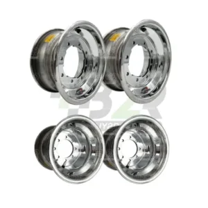 Pack llantas BPR Reforzadas PULIDAS 2U 10X5 + 2U 10X8
