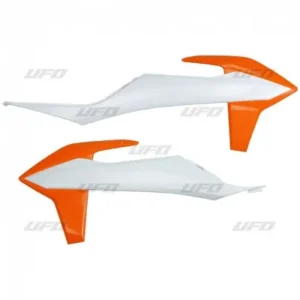 Paneles laterales radiador UFO naranja/blanco KTM EXC/SX/EXC-F/SX-F KT04092999W