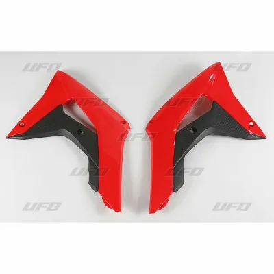 Paneles laterales radiador UFO original 2017 rojo/negro Honda CRF450R HO04682999