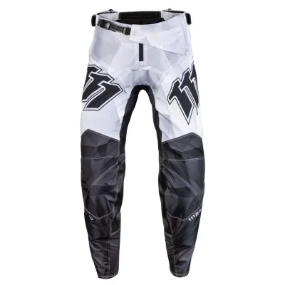 Pantalones 111Racing RAZOR BLACK 111.1 blanco y negro 2-5515-450-9760.30