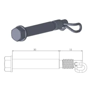 Pasadores pastillas freno delantero MOTOMASTER 213043 HUSQVARNA TC 85 14 20 KTM SX 12