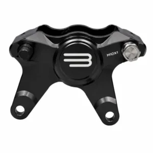 Pinza de Freno delantera derecha negra BERINGER 2 pistones Ø32 AEROTEC