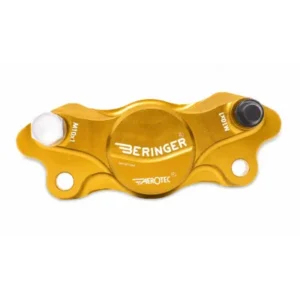 Pinza de Freno trasera dorada BERINGER 2 pistones Ø32 AEROTEC