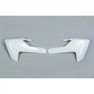 Plásticos laterales de radiador UFO blanco Husqvarna TC85 HU03384041