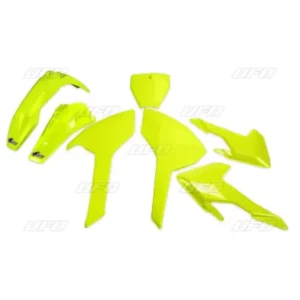 Porta-números delantero UFO Neon Jaune Honda CRF450R/RX HO04686DFLU