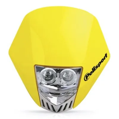 Portafaros Polisport HMX LED Amarillo
