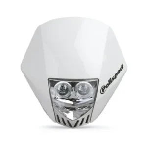 Portafaros Polisport HMX LED Blanco