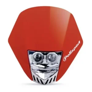 Portafaros Polisport HMX LED Rojo