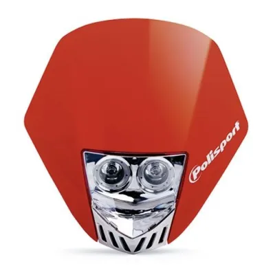 Portafaros Polisport HMX LED Rojo