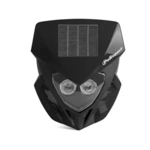 Portafaros Polisport LOOKOS SOLAR LED Negro