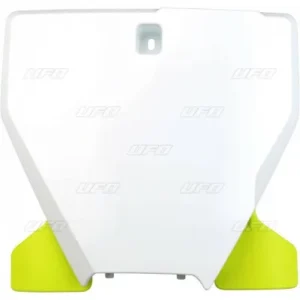 Portanúmeros delantero UFO blanco/negro Husqvarna TC/FC HU03395@041