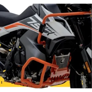 Protector de carter trail aluminio naranja CROSSPRO HUSQVARNA Norden 901 2022 KTM 790 Adventure 19-22 Adventure 890 21-22
