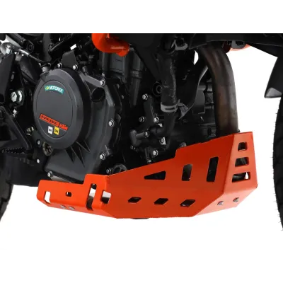 Protector de carter trail aluminio naranja CROSSPRO KTM 250 Adventure 21-22 390 Adventure 20-22