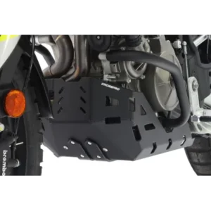 Protector de carter trail aluminio negro texturado CROSSPRO APRILIA TUAREG 660 2022-2024