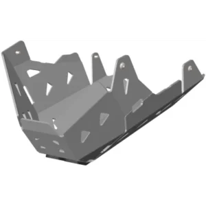 Protector de carter trail aluminio negro texturado CROSSPRO KAWASAKI KLE 650 VERSYS 2021-2025