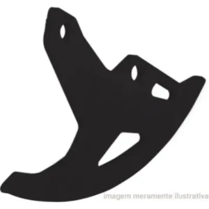 Protector de disco aluminio CROSSPRO negro YAMAHA 125 250 450 2T 4T 05-23 FANTIC 125 250 450 2T 4T 20-22