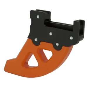 Protector de disco DTC y aluminio CROSSPRO negro texturado y naranja GASGAS HUSABERG HUSQVARNA KTM SHERCO