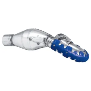 Protector de escape Polisport 4T Armadillo versión largo Azul