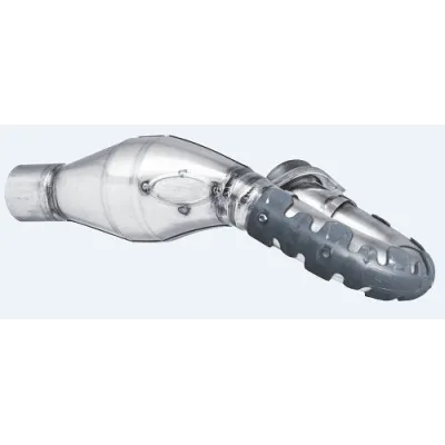 Protector de escape Polisport 4T Armadillo versión corto Gris