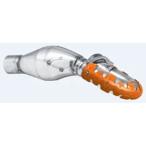 Protector de escape Polisport 4T Armadillo versión largo Naranja