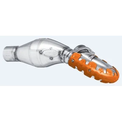 Protector de escape Polisport 4T Armadillo versión largo Naranja