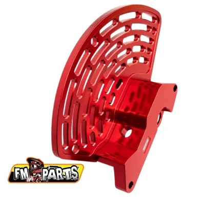 Protector disco delantero BILLET rojo FM-PARTS para BETA RR 13-24 horquilla SACHS (no KYB)