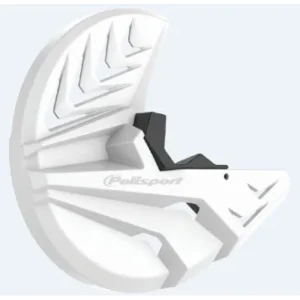 Protector disco y horquilla inferior Polisport GASGAS EC 250 300 350 09-16 XC 17-20 RIEJU MR 21-23 Blanco